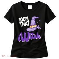100% That Witch Funny Halloween Women's T-Shirt thumb 0