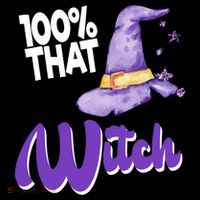 100% That Witch Funny Halloween Kids Sweatshirt thumb 2