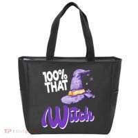 100% That Witch Funny Halloween Tote Bag thumb 0