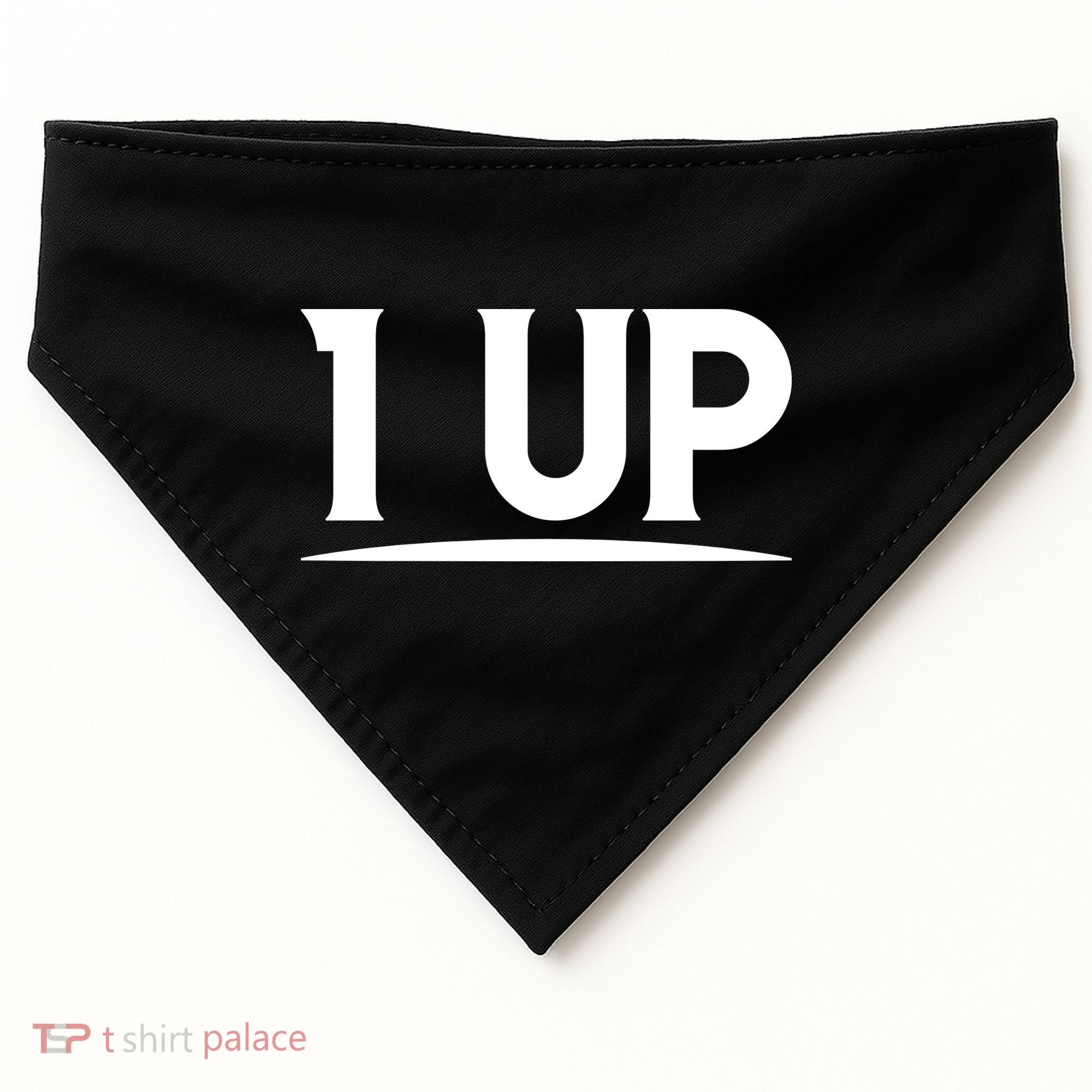 1 UP Funny Fathers Day T USA-Made Doggie Bandana