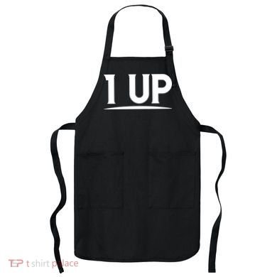 1 UP Funny Fathers Day T Apron