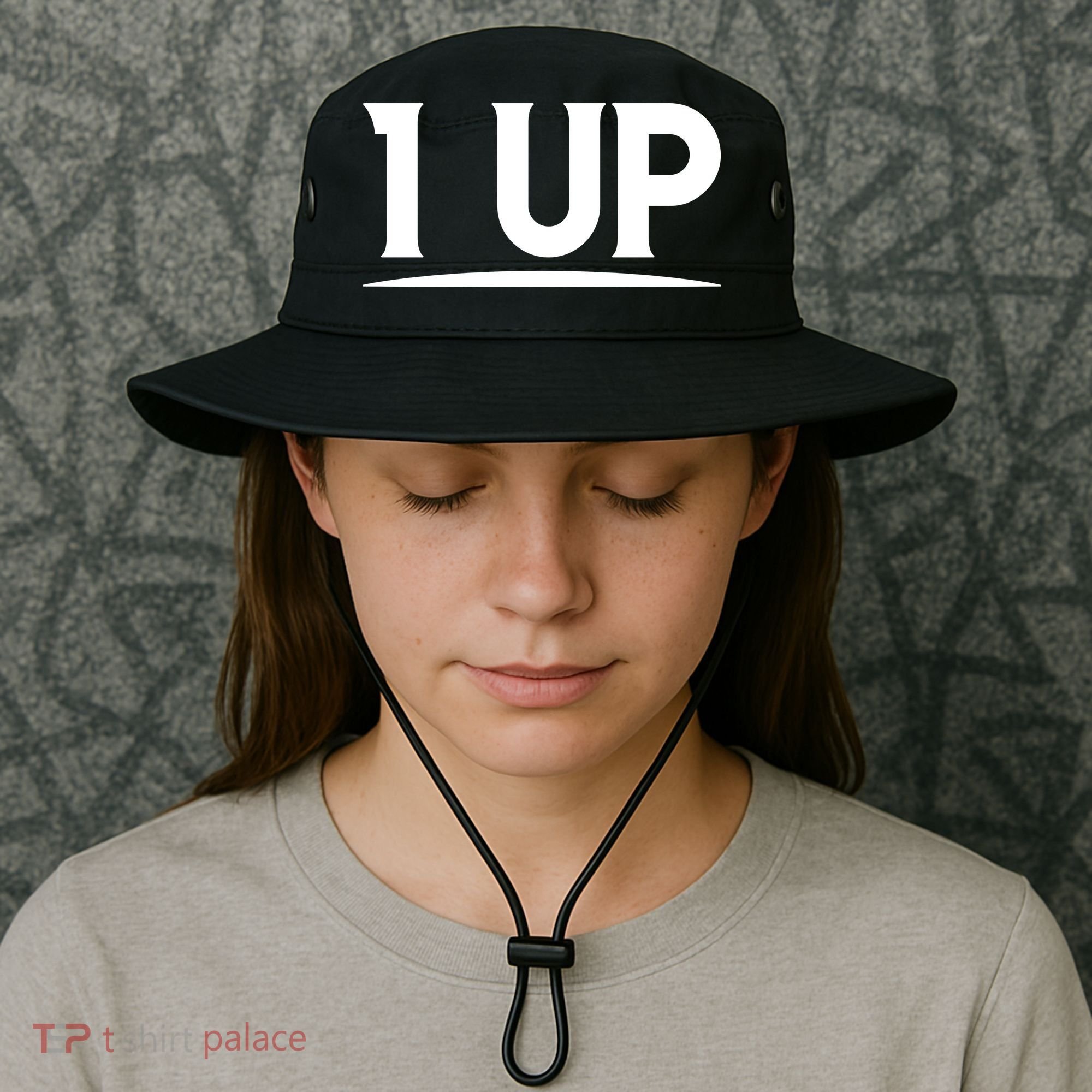 1 UP Funny Fathers Day T Bucket Hat