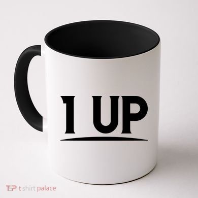 1 UP Funny Fathers Day T Coffee Mug