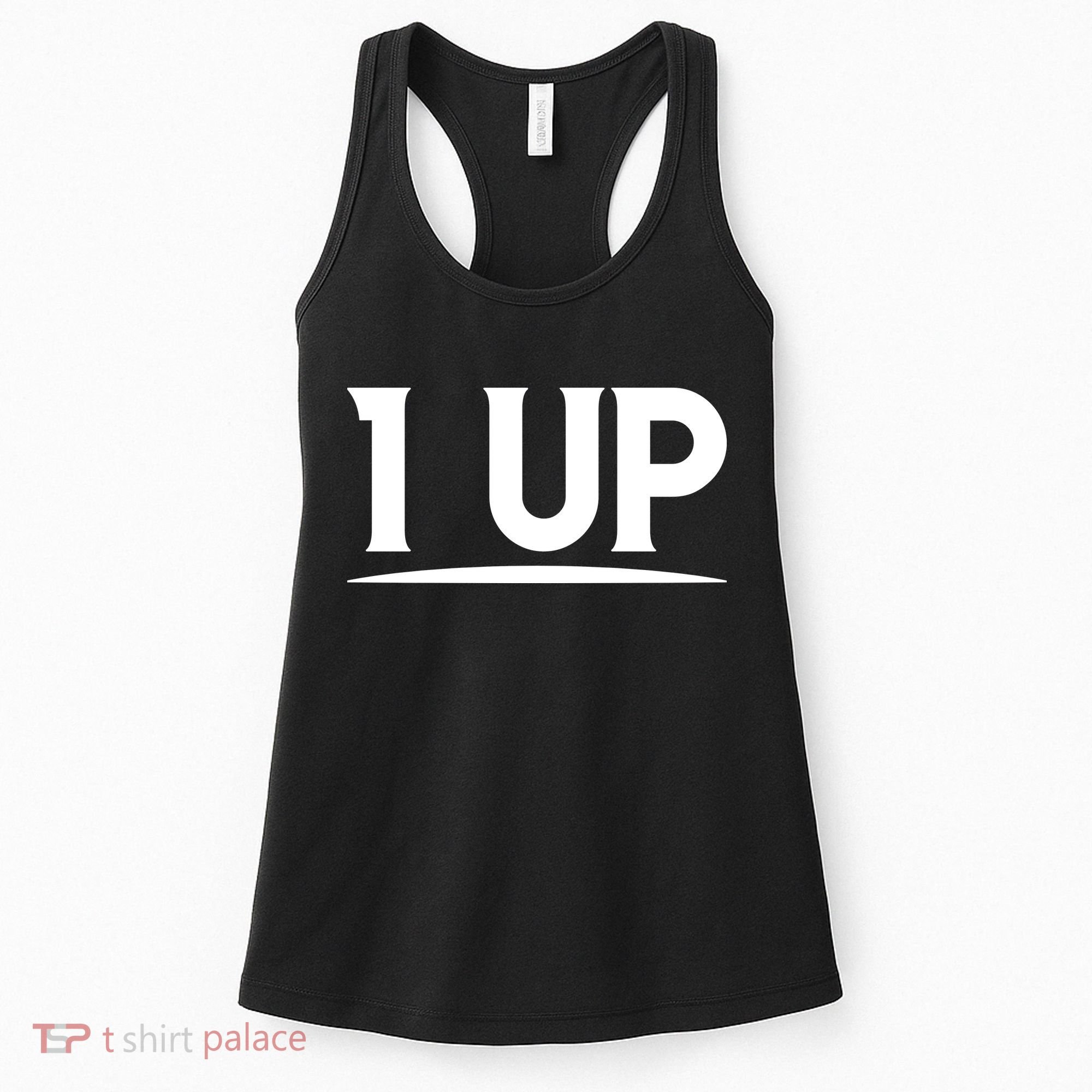 1 UP Funny Fathers Day T Women's Tank Top