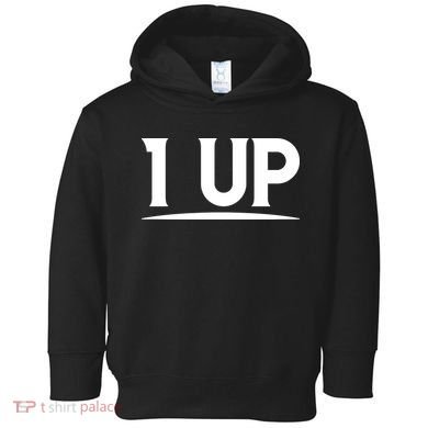 1 UP Funny Fathers Day T Toddler Hoodie