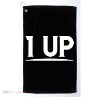 1 UP Funny Fathers Day T Golf Towel thumb 0
