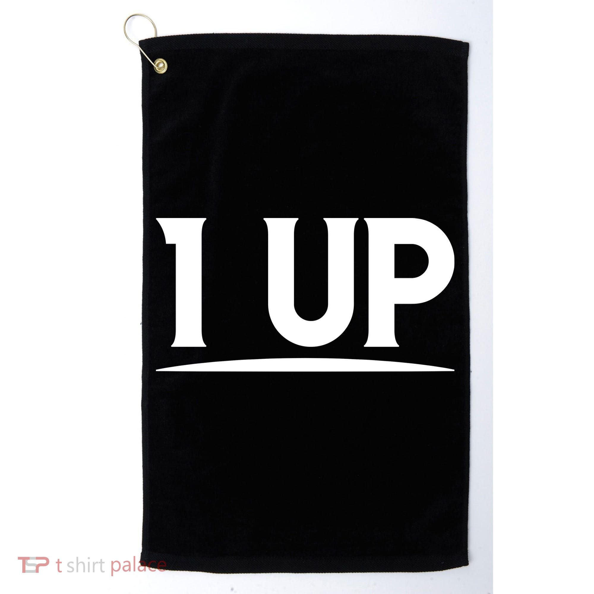 1 UP Funny Fathers Day T Golf Towel