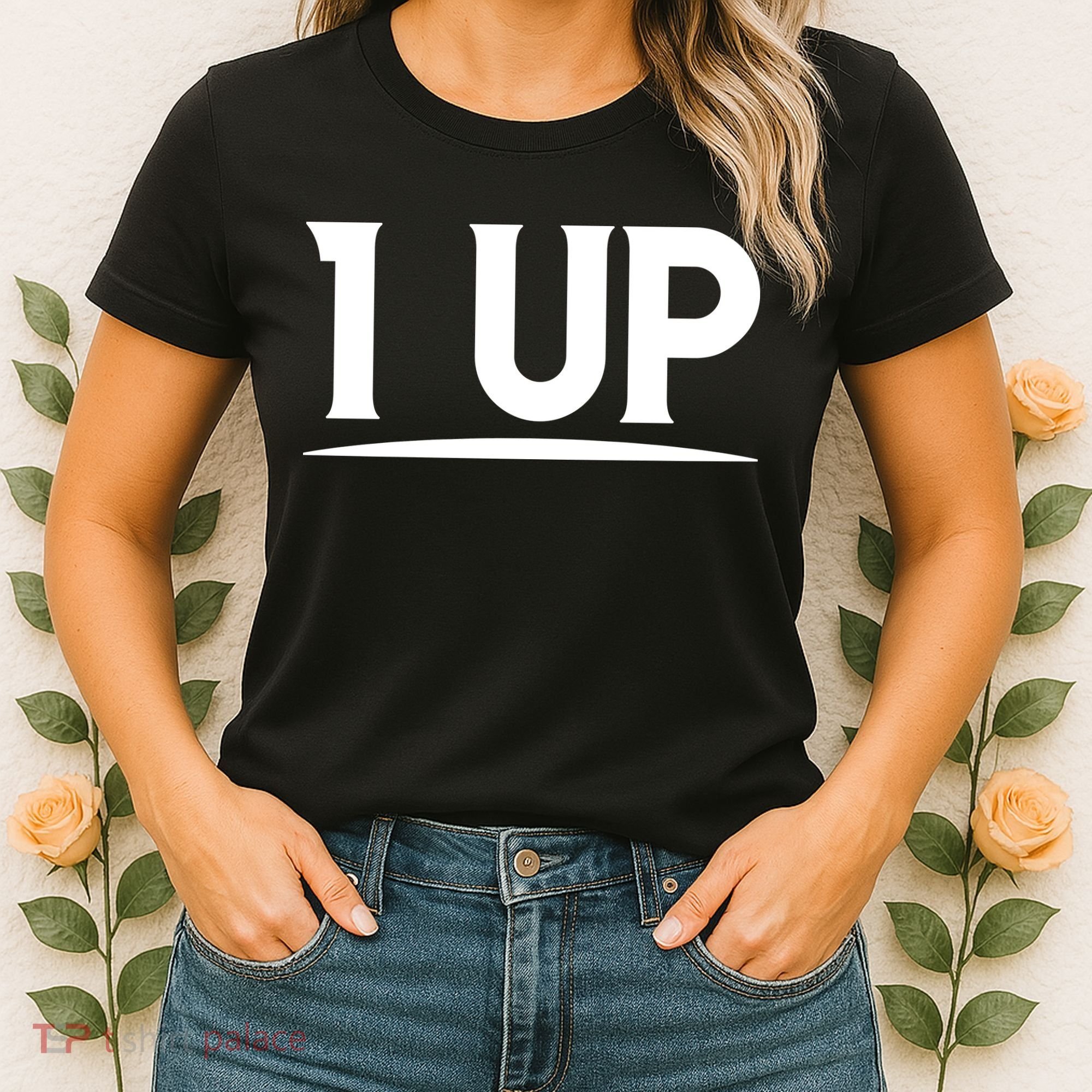 1 UP Funny Fathers Day T Women's T-Shirt