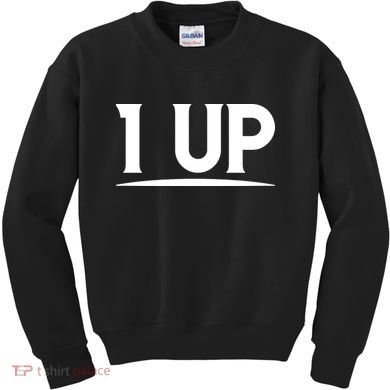 1 UP Funny Fathers Day T Kids Sweatshirt