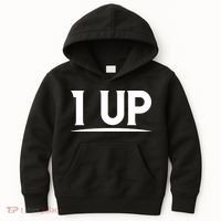 1 UP Funny Fathers Day T Kids Hoodie thumb 0