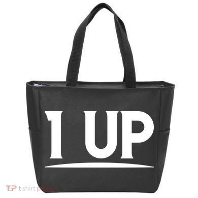 1 UP Funny Fathers Day T Tote Bag
