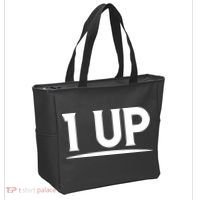 1 UP Funny Fathers Day T Tote Bag thumb 2