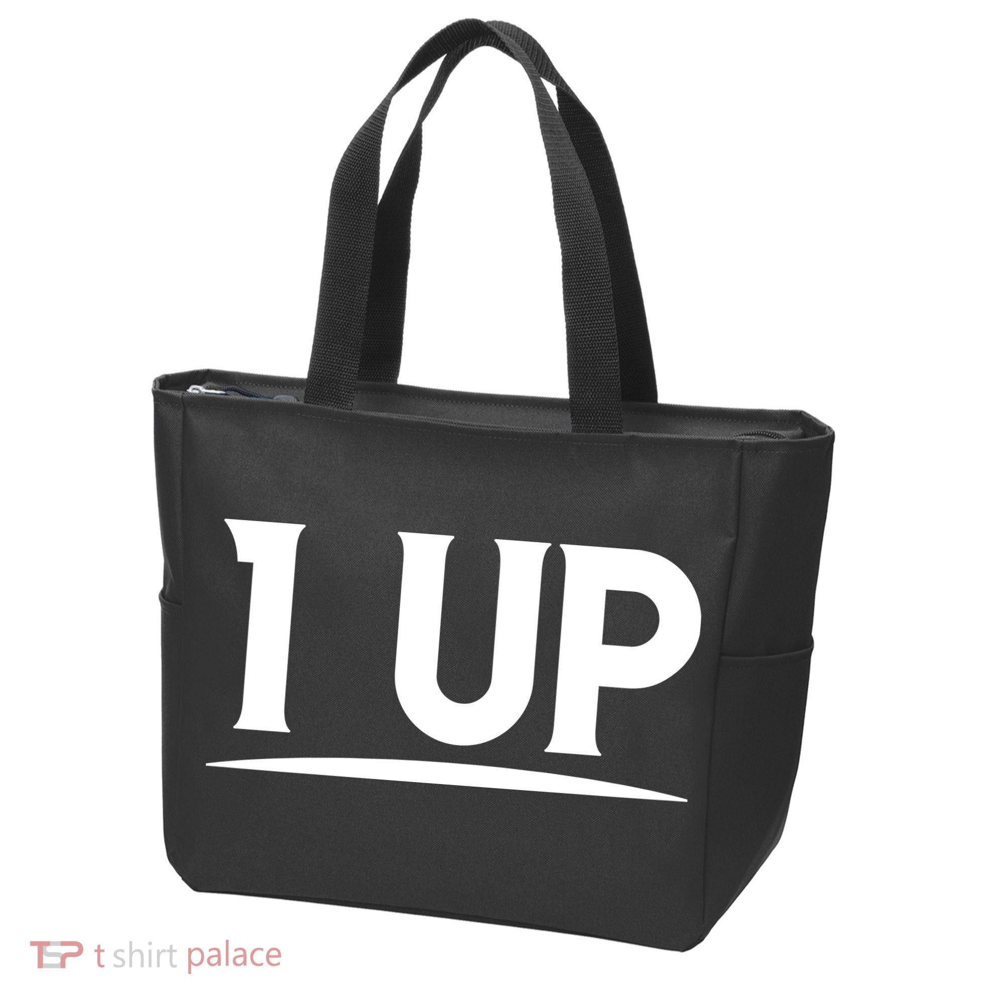 1 UP Funny Fathers Day T Tote Bag