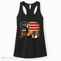 1776 Usa Flag Donald Trump 2024 Usa Election Voting Women's Tank Top thumb 0