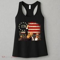 1776 Usa Flag Donald Trump 2024 Usa Election Voting Women's Tank Top thumb 3