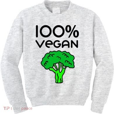 100 % Vegan Kids Sweatshirt