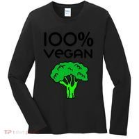 100 % Vegan Women's Long Sleeve Shirt thumb 0