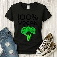 100 % Vegan Women's T-Shirt thumb 3
