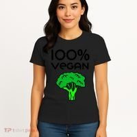 100 % Vegan Women's T-Shirt thumb 4