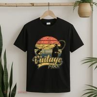 1988 Vintage 30th Birthday Lucky Fishing Gift T-Shirt thumb 2