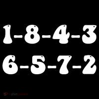 18436572 V8 Engine Firing Order Baby Bodysuit thumb 2