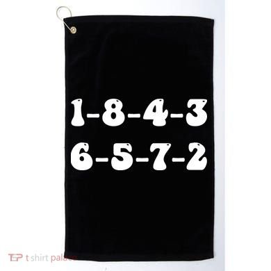 18436572 V8 Engine Firing Order Golf Towel