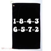 18436572 V8 Engine Firing Order Golf Towel thumb 0