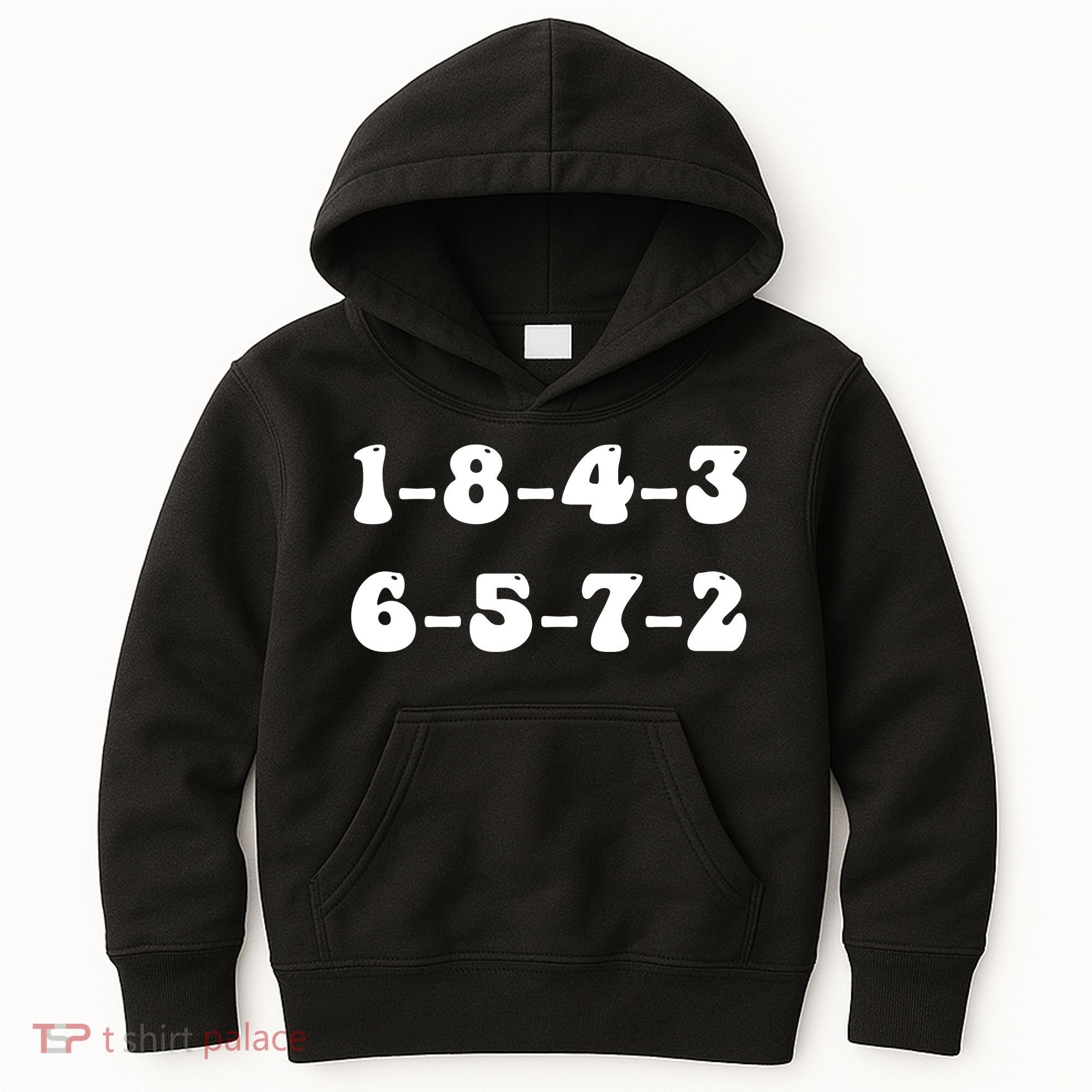 18436572 V8 Engine Firing Order Kids Hoodie
