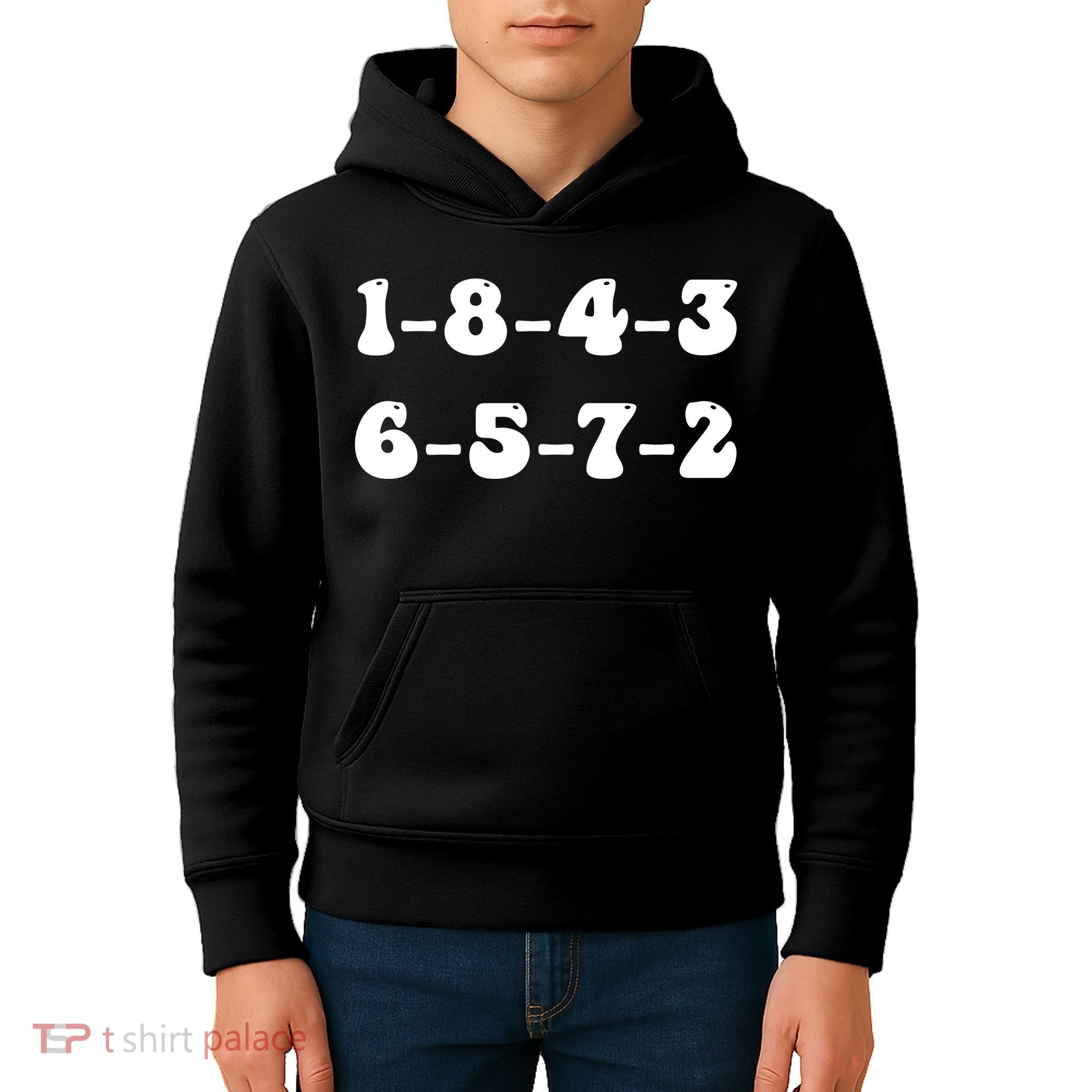 18436572 V8 Engine Firing Order Kids Hoodie