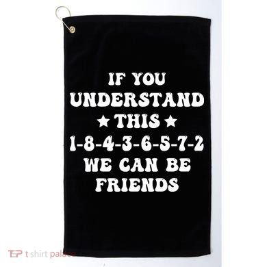18436572 V8 Engine Firing Order Golf Towel