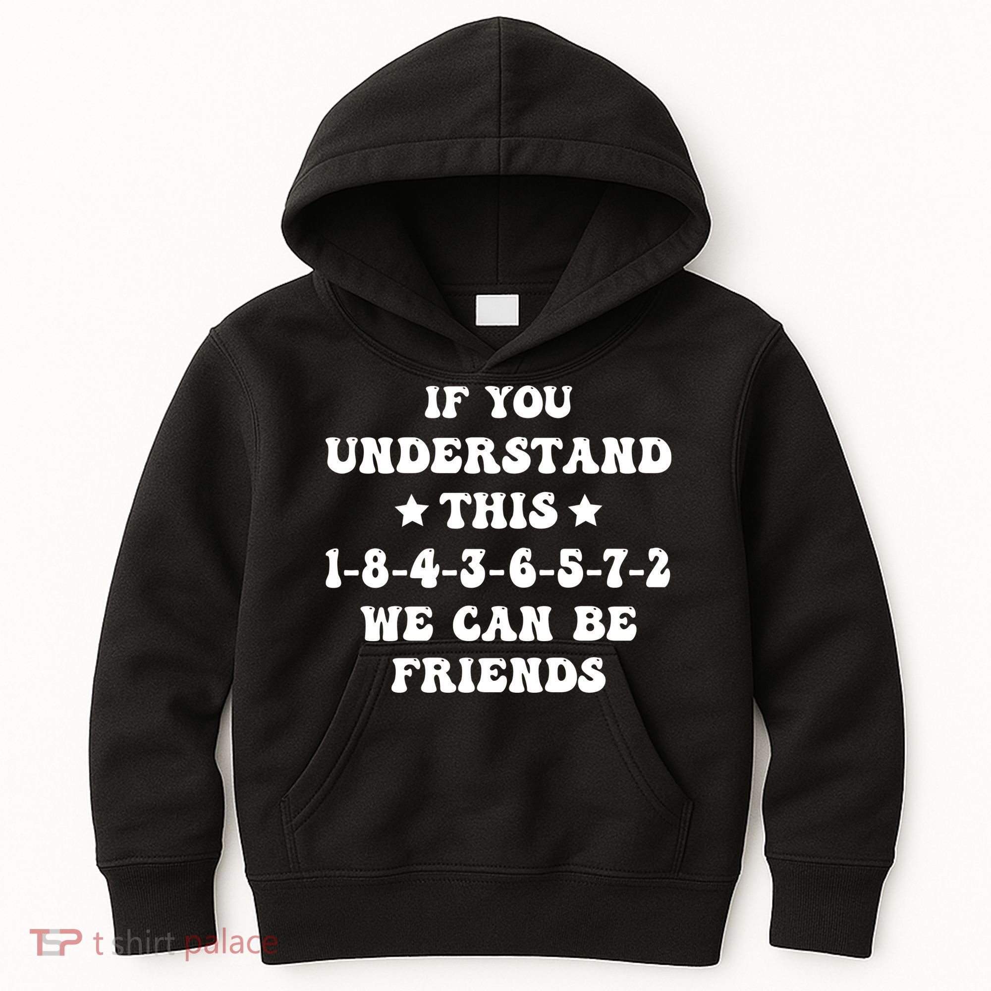 18436572 V8 Engine Firing Order Kids Hoodie