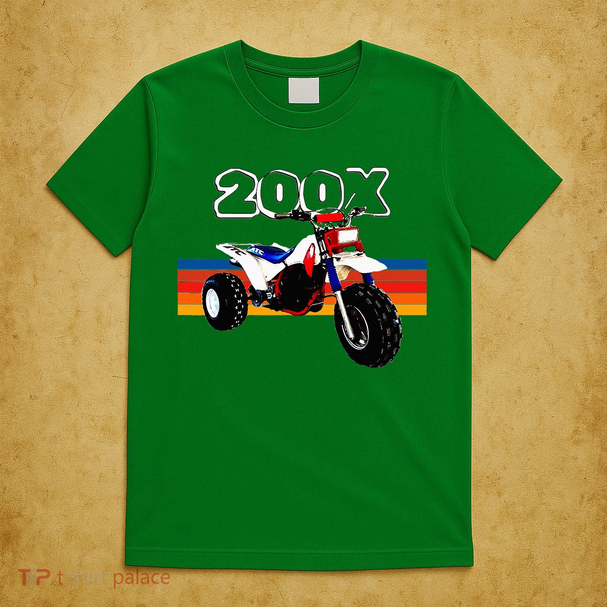 1985 Vintage Retro Three Wheeler Atv Atc 200x T-Shirt