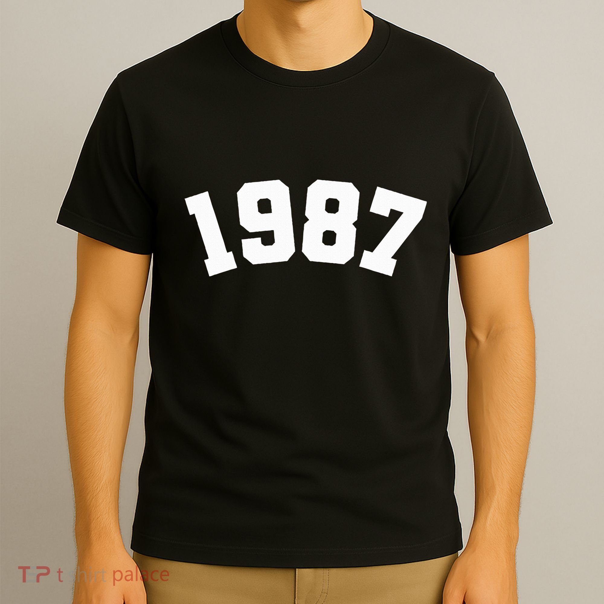 1987 Varsity Vintage College Style 37th Birthday T-Shirt