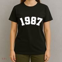 1987 Varsity Vintage College Style 37th Birthday T-Shirt thumb 4