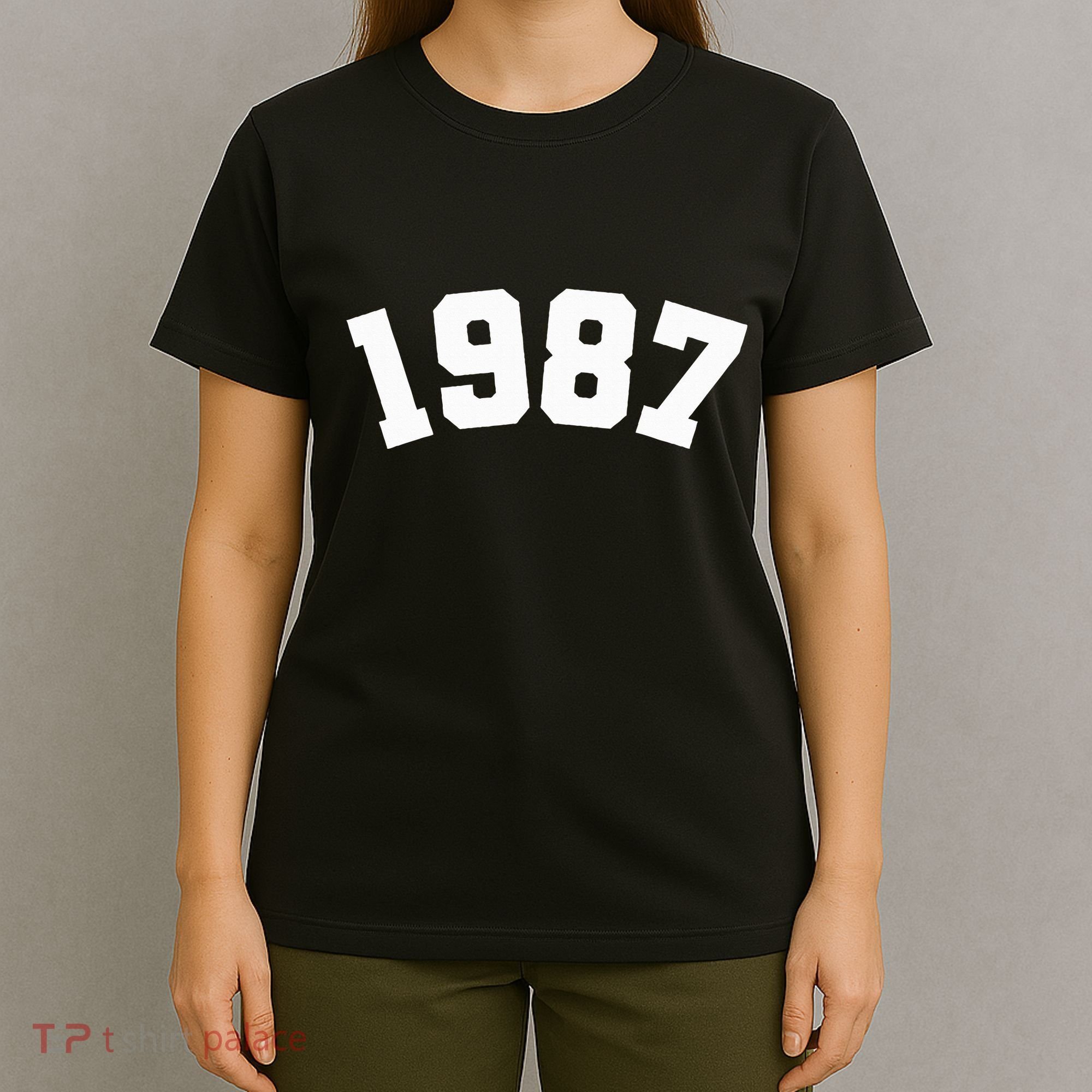1987 Varsity Vintage College Style 37th Birthday T-Shirt