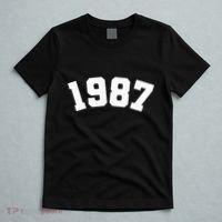 1987 Varsity Vintage College Style 37th Birthday T-Shirt thumb 5