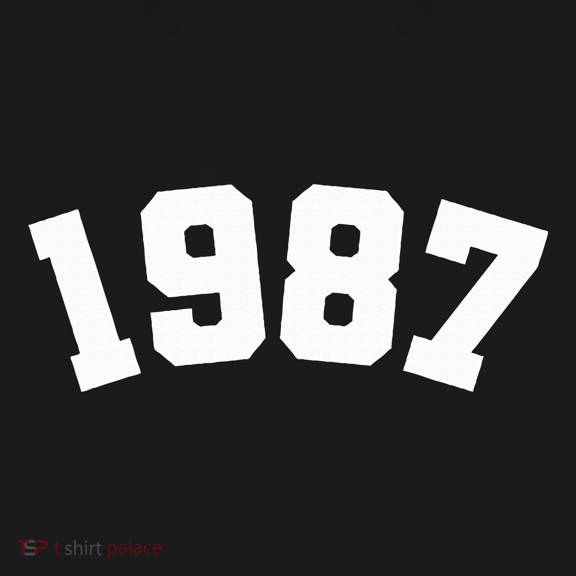 1987 Varsity Vintage College Style 37th Birthday T-Shirt