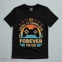 17Th Wedding Anniversary Video Gamer Level 17 Complete T-Shirt thumb 5