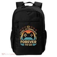 17Th Wedding Anniversary Video Gamer Level 17 Complete Backpack thumb 0