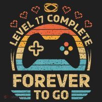 17Th Wedding Anniversary Video Gamer Level 17 Complete Beanie thumb 2