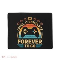 17Th Wedding Anniversary Video Gamer Level 17 Complete Mousepad thumb 0
