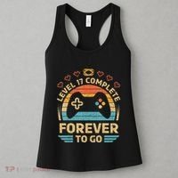 17Th Wedding Anniversary Video Gamer Level 17 Complete Women's Tank Top thumb 3
