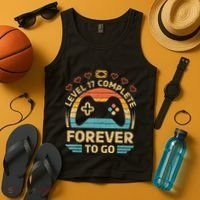 17Th Wedding Anniversary Video Gamer Level 17 Complete Tank Top thumb 4