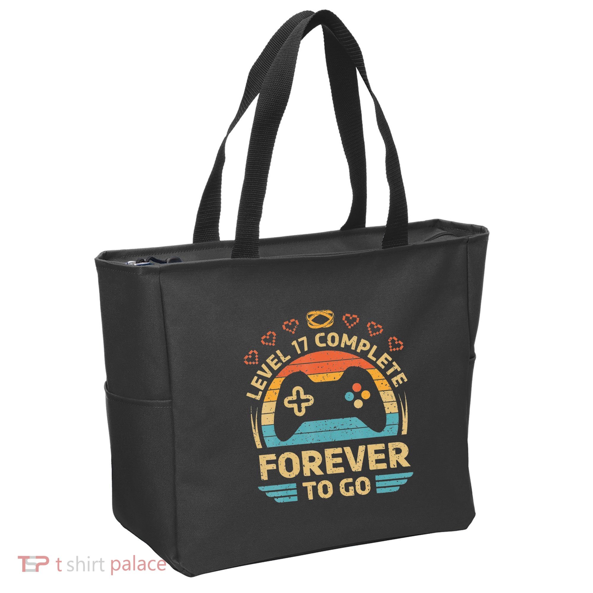 17Th Wedding Anniversary Video Gamer Level 17 Complete Tote Bag