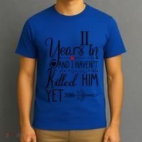 11th Wedding Anniversary Gift For Her 11 Years Of Marriage Great Gift T-Shirt thumb 3