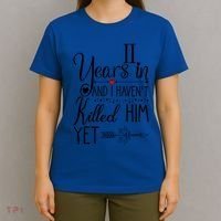 11th Wedding Anniversary Gift For Her 11 Years Of Marriage Great Gift T-Shirt thumb 4