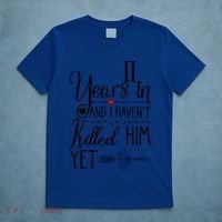 11th Wedding Anniversary Gift For Her 11 Years Of Marriage Great Gift T-Shirt thumb 5