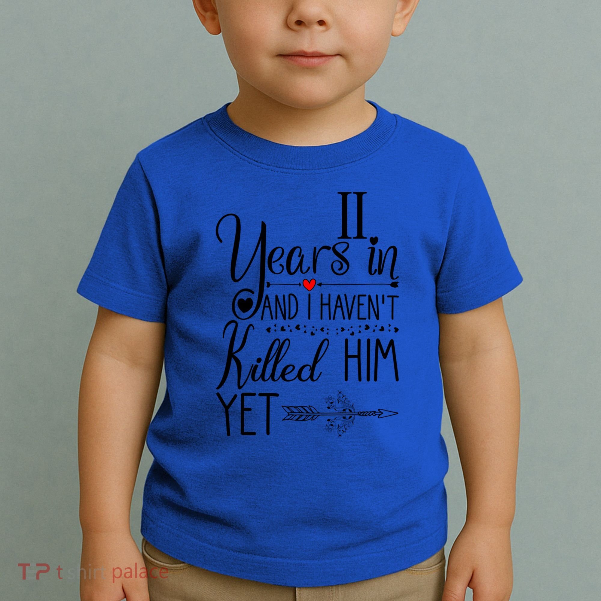 11th Wedding Anniversary Gift For Her 11 Years Of Marriage Great Gift Toddler T-Shirt