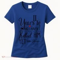 11th Wedding Anniversary Gift For Her 11 Years Of Marriage Great Gift Women's T-Shirt thumb 0