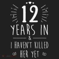12th Wedding Anniversary For Him & Husband 12 Years Marriage Gift Golf Towel thumb 3